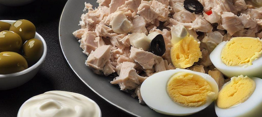 Ensaladilla Rusa con pocos hidratos.