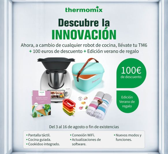 Descompta't 100€ per un electrodomèstic antic i per 21'18€ al mes......tens el teu TM6 nou..