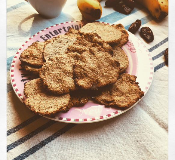 Galletas de avena y dátiles