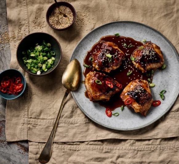 Pollo Teriyaqui Quédate en casa